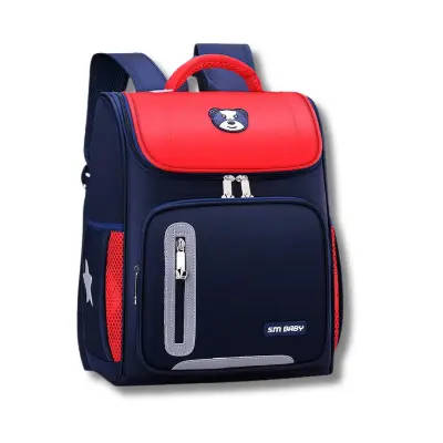 Sac à dos SM BABY : Couleur rouge robuste et  pratique.